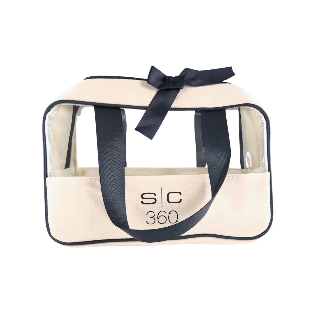π SC 360 Canvas Cosmetic Bag (100% off)